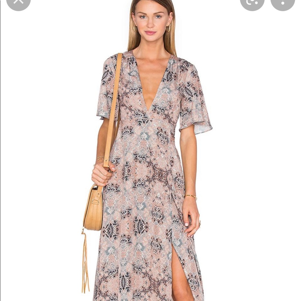 House of Harlow 1960 X revolve Blaire wrap maxi